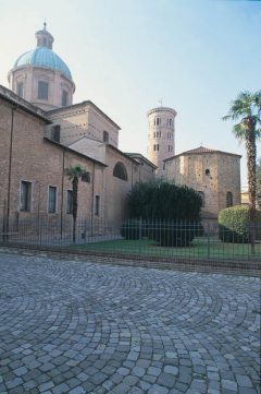 Capella di Sant'Andrea fra cirka år 500 - også kjent som Capella Arcivescovile. Foto: Images owned by Ravenna Tourist Office Capella di Sant'Andrea/Capella Arcivescovile, Unesco, Ravenna, Emilia-Romagna, Nord-Italia, Italia