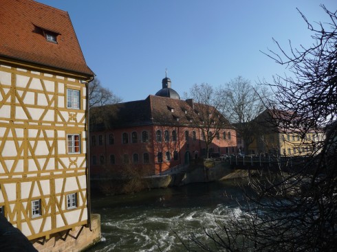 Schloss Geyerswörth fra 1300-tallet ligger vis-à-vis Altes Rathaus og har flott utsikt fra tårnet. Foto: Immanuel Giel / Wikipedia Bamberg, Sør-Tyskland, Tyskland