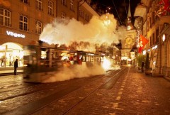 ...om det så skulle vise seg at Einstein regnet litt feil, så kan Bern by på en dampdrevet trikk som beveger seg hurtigere enn lynet. Foto: © Bern Tourism Altstadt, Bern, Nord-Sveits, Sveits