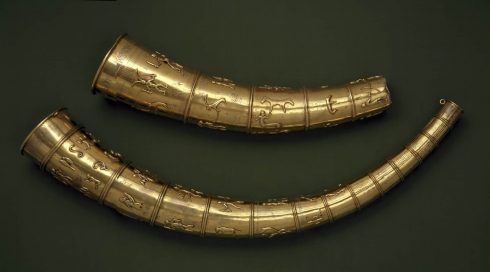 Guldhornene, Nationalmuseet, København, Sjælland, Danmark