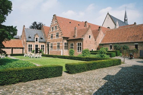 Groot Bégijnhof var et Groot Bégijnhof, Leuven, Flandern, Belgia