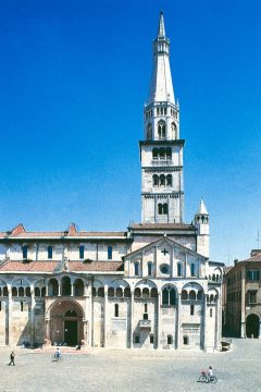 Duomo, Ghirlandina, Piazza Grande, Modena, Emilia Romagna, Nord-Italia, Italia
