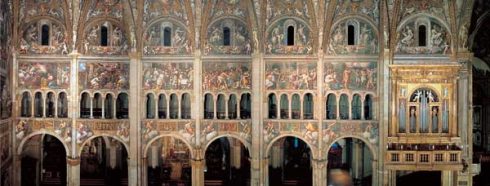 Veggene er overdådig dekorert med fresker i manieristisk stil av lokale kunsnere. Foto: © www.cattedrale.parma.it/default.asp Duomo, Parma, Emilia Romagna, Nord-Italia, Italia