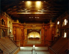 Teatro Farnese i Palazzo Pilotta er en kopi av Palladios Teatro Olimpico i Vicenza. Foto: © Amoretti / Comune di Parma Teatro Farnese i Palazzo Pilotta, Parma, Emilia Romagna, Nord-Italia, Italia