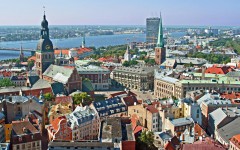 Domkirkeplassen, Riga, gamleby, Unesco Verdensarven, Latvia, Baltikum