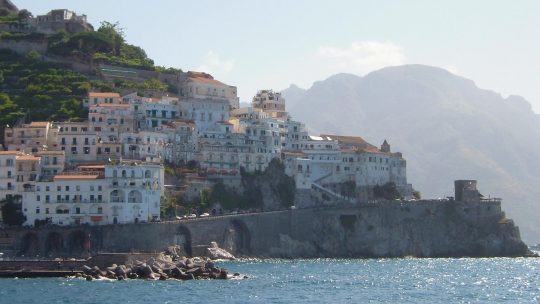 Amalfi, Ibsen, hotel luna, syd-italia