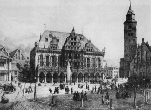 Bremen, Unesco, Altstadt, Historisk,Middelalder, Marktplatz, Nord-Tyskland, Tyskland