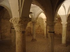 Brescia - fra krypten til Rotonda, også kjent som Duomo Vecchio. Foto: Stefano Bolognini / Wikipedia Krypten, Rotondo, Duomo Vecchia, Brescia, Lombardia, Nord-Italia, Italia