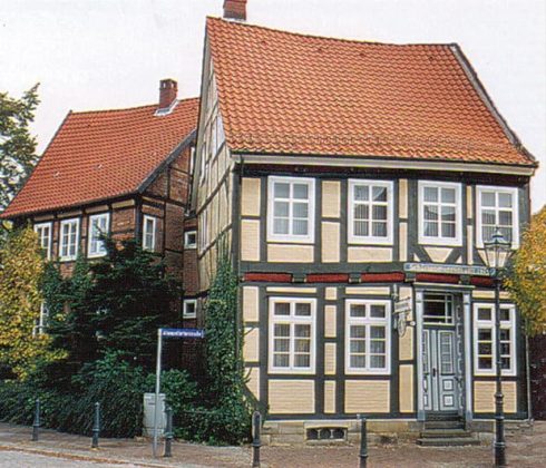 Schützen-Museum holder til i et gammelt bindingsverkhus kalt Stadtmauerhaus. Foto: Tourismus und Stadtmarketing Celle GmbH Schützen-Museum, Stadtmauerhaus, Celle, Nord-Tyskland, Tyskland