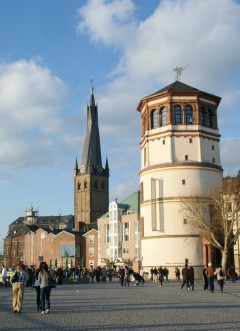 Schlossturm, Altstadt, Düsseldorf, Nordrhein-Westfalen, Vest-Tyskland, Tyskland