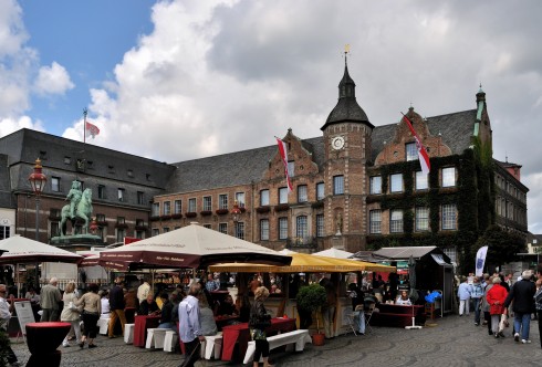 Rathaus, Altstadt, Düsseldorf, Nordrhein-Westfalen, Vest-Tyskland, Tyskland