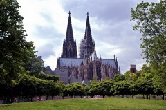Kölner Dom, Altstadt, Köln, Nordrhein-Westfalen, Vest-Tyskland, Tyskland