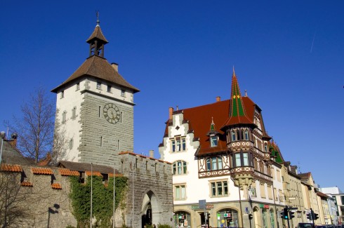  Schnetztor, Middelalder, Konstanz, Bodensee, Sør-Tyskland, Tyskland
