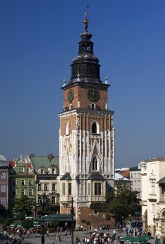 Krakow, Unesco Verdensarv, gamlebyen Stare Miasto, historisk bydel, middelalder, markedsplass Rynek Glowny, Sør-Polen, Polen