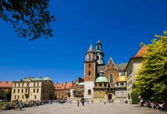 Wawelborgen, Krakow, Unesco Verdensarv, gamlebyen Stare Miasto, historisk bydel, middelalder, markedsplass Rynek Glowny, Sør-Polen, Polen