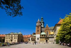Wawelborgen, Krakow, Unesco Verdensarv, gamlebyen Stare Miasto, historisk bydel, middelalder, markedsplass Rynek Glowny, Sør-Polen, Polen