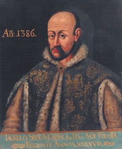 Storhertugen Ladislaus Jagiello av Litauen grunnla et dynastis om skulle styre i mer enn 200 år. Kilde: Wikipedia Krakow, Unesco Verdensarv, Sukiennice, Basilica Santa Maria, gamlebyen Stare Miasto, historisk bydel, middelalder, markedsplass Rynek Glowny, Wawelborgen, Kazimierz, Sør-Polen, Polen