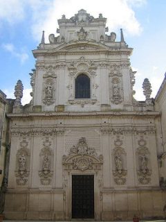 Chiesa del Carmine, Lecce, Puglia, Sør-Italia, Italia