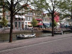 Nieuwe Rijn, Leiden, Zuid-Holland, Sør-Nederland, Nederland