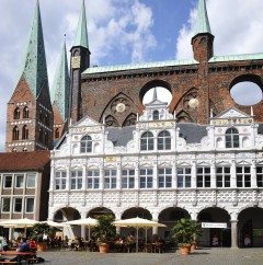Hansestadt Lübeck, Schleswig-Holstein, Hansaforbundet, Unesco Verdensarv, Altstadt, Historisk, Middelalder, Markt, Nord-Tyskland, Tyskland