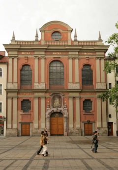Bürgersaalkirche, Altstadt, München, Bayern, Sør-Tyskland, Tyskland
