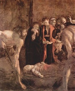 Caravaggios "Santa Lucia gravlegges" finner du i Siracusas Galeria Regionale di Palazzo Bellomo Galeria Regionale di Palazzo Bellomo, Gamlebyen, Ortigia, Siracusa, Sicilia, Italia
