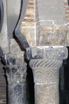 Visigotiske søyler i Mezquita del Cristo de la Luz, Toledo, Unescos liste over Verdensarven, Castilla-La Mancha, Midt-Spania, Madrid og innlandet,Spania