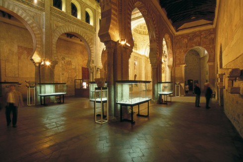 Eksempel på mudéjarstil: Fra kirken San Román med det visigotiske museet. Foto: © Patronato Municipal de Turismo Iglesia San Román med det visigotiske museet, Toledo, Unescos liste over Verdensarven, Castilla-La Mancha, Midt-Spania, Madrid og innlandet,Spania