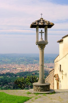 Fiesole, Romertid, etruskere, gamleby, historisk, Toscana, Midt-Italia, Italia