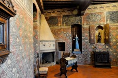 Fra Camera Impannata, som er nydelig dekorert. Palazzo Davanzati er et must å få med seg for å forstå Firenzes historie. Foto: © www.hiddenitaly.com Firenze, Palazzo Davanzati, renessanse, middelalder, Unescos liste over Verdensarven, historisk bydel, gamleby, Toscana, Midt-Italia, Italia