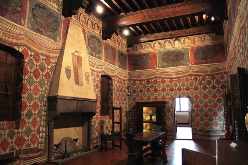 Palazzo Davanzatis interiører er en fryd for øyet. Her fra papegøyesalen. Foto: © www.hiddenitaly.com Firenze, renessanse, middelalder, Unescos liste over Verdensarven, historisk bydel, gamleby, Toscana, Midt-Italia, Italia