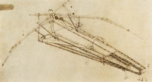 Renessansen åpnet for nye tanker om en ny verden: Leonardo da Vinci tegnet et flyvemaskin i år 1485. Foto: © Web art gellery Firenze, renessanse, middelalder, Unescos liste over Verdensarven, historisk bydel, gamleby, Toscana, Midt-Italia, Italia