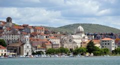 Sibenik, Adriaterhavet, gamlebyen, historisk bysenter, Unescos liste over Verdensarven, middelalder, renessanse, Zadarkysten og øyene, Kroatia