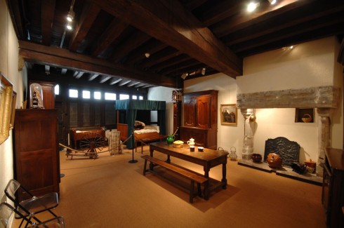 Fra interiørene i det byhistoriske museet Musee de la Reine Bérengère – her kan du få et inntrykk av middelalderens Le Mans. Foto: © Ville du Mans / Gilles Moussé Le Mans, Maine, Vieux Mans, Sarthe, La Cité Plantagenét, romertid, middelalder, Henry den II. La Reine Berenger, Cathédrale Saint-Julien de Le mans, Unescos liste over Verdensarven, Vest-Frankrike, Frankrike