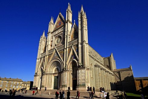 Duomo, Orvieto, middelalder, Umbria, Midt-Italia, italia