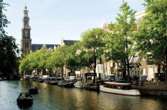 Westerkerk ligger i Nieuwe Zijde, ikke langt fra Anne Franks hus, som er åpent for publikum. Foto: © NBTC Holland Marketing Amsterdam, kanaler, middelalder, Anne Frank, Rijksmuseum, Van Gogh Museum, Hermitage, Unescos liste over Verdensarven, Holland, Nederland