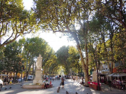 Place Forbin, Cours Mirabeau, Aix-en-Provence, Provence, Cote d'Azur, Sør-Frankrike, Frankrike