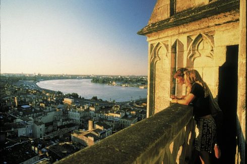 Et fantastisk panorama fra Saint Michels tårn. Foto: Office de Tourisme de Bordeaux (Bordeaux Tourist Office) / P. Cronenberger Bordeaux, Medoc, Unescos liste over Verdensarven, Vieux ville, gamlebyen, middelalder, Sør-Frankrike, Frankrike