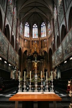 Fra Sint Salvator Cathedral - Vår frelsers katedral - en av Brugges flere store middelalderkirker Sint Salvator Cathedral, Brügge, kanaler, Markt, historisk, Unescos liste over Verdensarven, øl, bryggerier, gourmet, gamleby, gotikken, renessansen, barokken, Flandern, Belgia