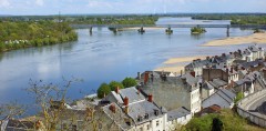 Chinon, Loire, Jeanne d'Arc, middelalder, historisk, gamleby, Vest-Frankrike, Frankrike