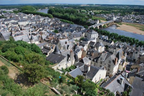 Chinon, Loire, Jeanne d'Arc, middelalder, historisk, gamleby, Vest-Frankrike, Frankrike