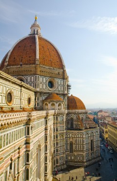Duomo, Brunelleschi, Firenze, renessanse, middelalder, Unescos liste over Verdensarven, historisk bydel, gamleby, Toscana, Midt-Italia, Italia