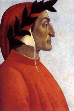 Forfatteren Dante Alighieri, født i år 1265 skrev verket Firenze, renessanse, middelalder, Unescos liste over Verdensarven, historisk bydel, gamleby, Toscana, Midt-Italia, Italia