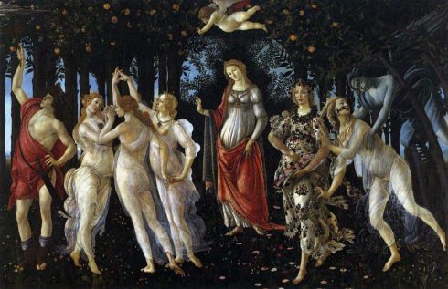 Uffizi: Sandro Botticellis Firenze, renessanse, middelalder, Unescos liste over Verdensarven, historisk bydel, gamleby, Toscana, Midt-Italia, Italia