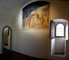 I en av klosterets celler, munkenes privatrom, finner du denne fresken av Fra Angelico. Foto: © www.hiddenitaly.com Firenze, renessanse, middelalder, Unescos liste over Verdensarven, historisk bydel, gamleby, Toscana, Midt-Italia, Italia