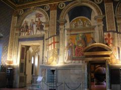 Palazzo Vecchio Sala dei Giglio - liljehallen - med fresker malt av Domenico Ghirlandaio. Foto: © www.hiddenitaly.com Firenze, renessanse, middelalder, Unescos liste over Verdensarven, historisk bydel, gamleby, Toscana, Midt-Italia, Italia