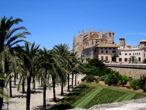 Palma, middelalderen, historisk bysenter, gamleby, Mallorca, Balearene, Spania