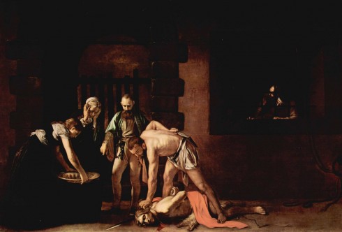 Dette berømte maleriet av Caravaggio henger i St Johns Co-Cathedral - kunstneren flyktet hit på begynnelsen av 1600-tallet etter å ha drept en mann i Roma. Kilde: Wikipedia Malta, Caravaggio, Gozo, Valletta, Fort St. Elmo, Mdina, Johanitter-ordenen, Jean de vallette, korsfarere, Unescos liste over Verdensarven, Normannere, St Johns Co-Cathedral, St Paul, Paulus