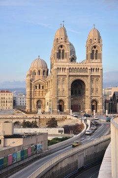  Cathédrale de la Major, Marseille, Unescos liste over Verdensarven, Vieux Port, Vieux ville, gamlebyen, middelalder, Rhône, Sør-Frankrike, Frankrike