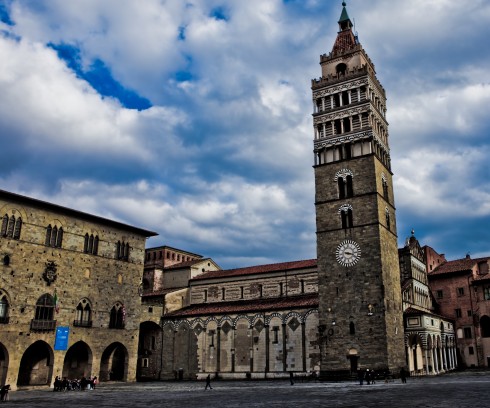 Duomo, piazza, Cattedrale de San Zeno, Pistoia, Toscana, Italia